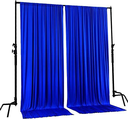 . 10 feet x 8 feet IFR Polyester Backdrop Drapes Curtains Panels with Rod Pockets - Wedding Ceremony Party Home, alternate