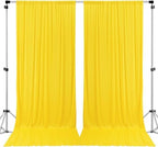 . 10 feet x 8 feet IFR Polyester Backdrop Drapes Curtains Panels with Rod Pockets - Wedding Ceremony Party Home