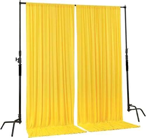 . 10 feet x 8 feet IFR Polyester Backdrop Drapes Curtains Panels with Rod Pockets - Wedding Ceremony Party Home, alternate