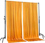 . 10 feet x 8 feet IFR Polyester Backdrop Drapes Curtains Panels with Rod Pockets - Wedding Ceremony Party Home, alternate