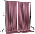 . 10 feet x 8 feet IFR Polyester Backdrop Drapes Curtains Panels with Rod Pockets - Wedding Ceremony Party Home, alternate
