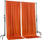 . 10 feet x 8 feet Polyester Backdrop Drapes Curtains Panels with Rod Pockets - Wedding Ceremony Party Home, alternate view 2