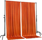 . 10 feet x 8 feet Polyester Backdrop Drapes Curtains Panels with Rod Pockets - Wedding Ceremony Party Home, alternate view 4