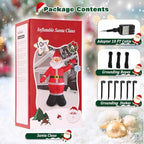 10 FT Christmas Inflatable Santa Claus Outdoor Decoration, Huge Xmas Classic Santa Blow up Santa with Built-in, alternate