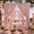 10 ft x 50 ft Dusty Pink Backdrop Curtains for Parties, Wrinkle Free Dusty Pink Photography Backdrop Drapes for, alternate