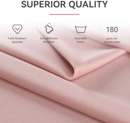 10 ft x 50 ft Dusty Pink Backdrop Curtains for Parties, Wrinkle Free Dusty Pink Photography Backdrop Drapes for, alternate