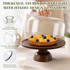 10 Inch Glass Cake Dome Cover in Clear, alternate view 4