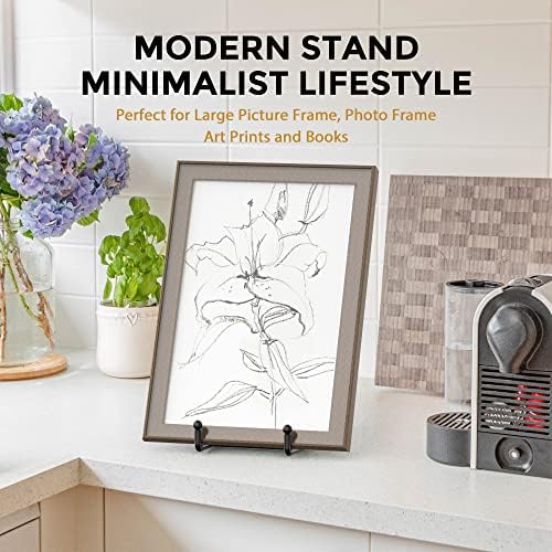 10 Inch Large Plate Stands for Display - Metal Plate Holder Display Stand + Picture Frame Holder Stand + Small, alternate