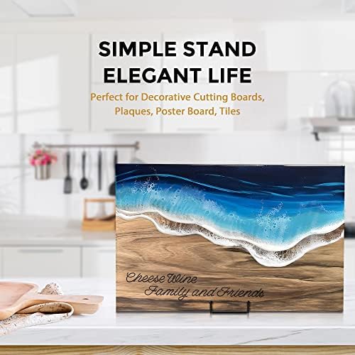 10 Inch Large Plate Stands for Display - Metal Plate Holder Display Stand + Picture Frame Holder Stand + Small, alternate