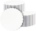 10 Inch White Wave Cake Boards Round 15-Packs Circles Rounds Base Food-Grade Cardboard Wave Cake Plate(Thinner