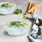 10 Oz Clear Plastic Bowls - 50 Pack disposable bowls - Premium Hard Small Plastic Bowls - Heavy Duty Ice Cream, alternate