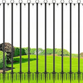 10 Pack 10Ft String Light Poles, Light Poles for Outside Lights with Fork, Outdoor Brackets Hanging Lights