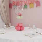 10-Pack 15.75-Inch Clear Acrylic Balloon Centerpiece Stands in 10 Count (Pack of 1) in Clear, alternate view 6