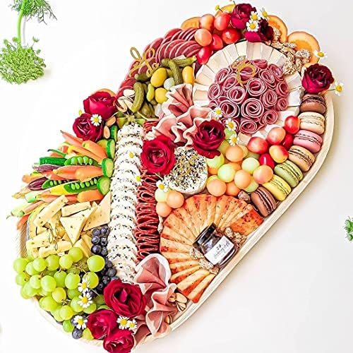 10-Pack 22"x12" Disposable Bamboo Trays |, Compostable Platters for Weddings, Charcuterie Boards & Events in, alternate view