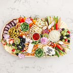 10-Pack 22"x12" Disposable Bamboo Trays |, Compostable Platters for Weddings, Charcuterie Boards & Events in, alternate view