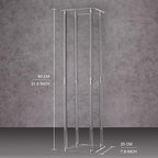 10-Pack 31.5-Inch Clear Acrylic Flower Stands in 23.75 INCH in Clear, alternate view 3