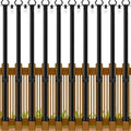 10 Pack 5Ft String Light Poles, Outside String Lights, Outdoor Light Poles, Metal Poles Stand for Patio