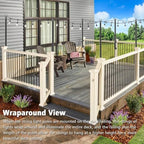 10 Pack 5Ft String Light Poles, Outside String Lights, Outdoor Light Poles, Metal Poles Stand for Patio, alternate view 5