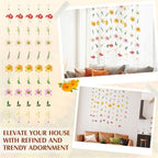 10 Pack 60 ft Hanging Flower Garland Artificial Wildflower Vines Backdrop, Floating Silk Floral Garlands for, alternate view
