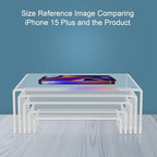 10 Pack acrylic display stand, Acrylic Display Risers, 5 Sizes Clear Product Stand, Jewelry Display Riser Shelf, alternate
