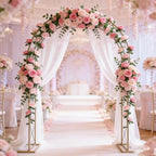 10 Pack Artificial Rose Vine Fake Flower Garland Fake Rose Hanging Vine Artificial Flowers for for Wedding Party, alternate