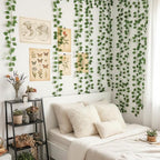 10 Pack Artificial Vines for Room Decor, Artificial Ivy Greenery Garland Fake Vines Hanging Plants Backdrop, alternate view 5