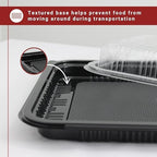 10 Pack Catering Trays with Lid - 18" Serving Trays with Lids - Reusable Serving Platter With Lid for Catering, alternate