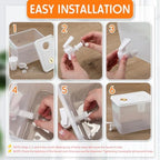 10 Pack Drink Dispenser for Fridge with Spigot, 2 Gallon, alternate view 5