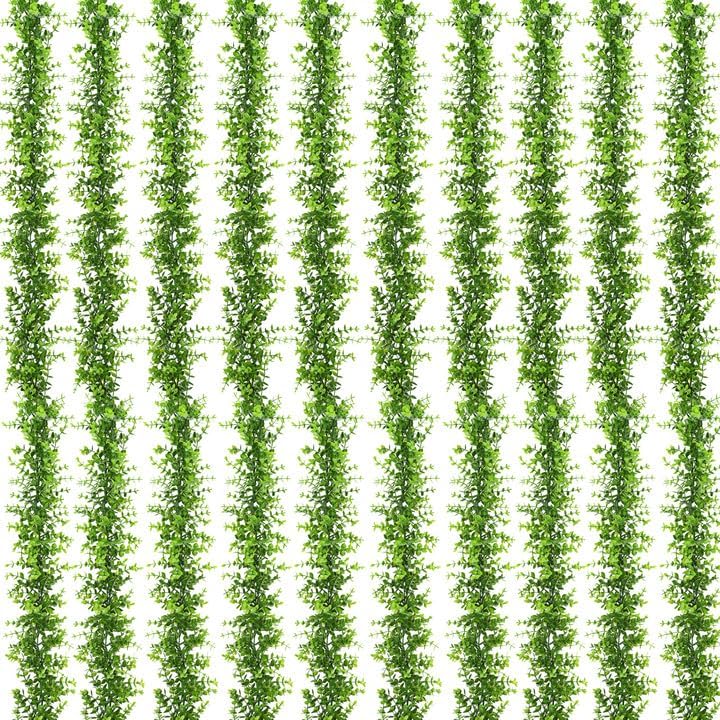 10 Pack Eucalyptus Garland 60Ft Fake Vines Artificial Greenery Garland