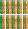 10 Pack Hawaii Backdrop Party Decorations Tinsel Curtain Summer Party Streamer Foil Fringe Birthday Decorations