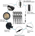 10 Pack Landscape Lights with Dusk to Dawn Sensor Controller, alternate view 3
