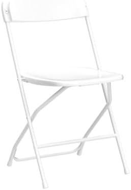 10 Pack Plastic Folding Chair, 300lb Capacity, Portable Commercial Chair Seat with Steel Frame for Wedding Party, alternate