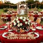 10 Pack Red Spandex Round Tablecloths for 60inch Tables, 120 Inch Stretchy 5ft Round Fitted Tablecloth Wrinkle, alternate