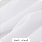 10 Pack White Table Cloths 70x120 Inch for 6-8 Ft Rectangle Tables in 70x120 Inch in White, alternate view 7