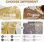 10 Panels 5ftx30ft Gold Ceiling Curtain for Wedding Parties, alternate view 7