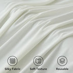 10 Panels 5x12ft Ivory Backdrop Curtains for Parties, Wrinkle Free Polyester Ivory Photo Backdrop Drapes 12 ft, alternate