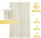 10 Panels Beige Backdrop Curtain for Wedding Parties Wrinkle Free Beige Photo Curtains Backdrop Drapes Fabric, alternate view