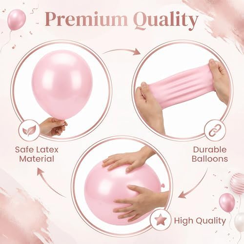 10" Pastel Party Balloon Column Kit Set of 2 For Themed Party in 26 Count (Pack of 2) in Pink Purple Confetti, alternate view
