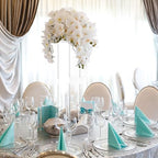 10 Pcs 20 Inch Wedding Centerpieces for Tables Flower Stand in Clear, alternate view 6