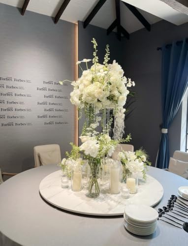 10 Pcs 23.6in Wedding Centerpieces for Tables with Acrylic Laminate in Clear, alternate view 2