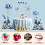 10 Pcs Acrylic Centerpiece Stand, 23.6'' Tall Clear Column Flower Vase Flowers Stand, Rectangular Flower Display, alternate