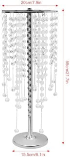 10 PCS Acrylic Vases, Versatile Crystal Wedding Flower Stand, 21.7in Flower Decorative Arrangement Holders for, alternate