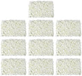 10 PCS Artificial Flower Wall Panel 24" x 16" Faux Flowers Wall Decoration Miky-White Hydrangea Flower Panels
