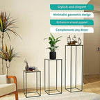 10 PCS Black Vases Flower Stands 31.5", Wedding Centerpieces for Tables, Metal Geometric Flower Vase, Tall, alternate view 4
