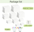 10 Pcs Buffet Risers, Buffet Risers and Stands, Food Risers for Buffet Table, Dessert Table Display Set with, alternate view