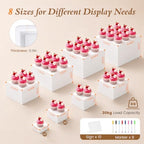 10 Pcs Buffet Risers, Food Display Stands with Mini Signs & Markers, alternate view 3