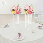 10 Pcs Crystal Flower Stand, 23.6in Wedding Centerpiece in Clear, alternate view 7