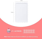 10 Pcs Dessert Set, 6 Three-Tier Cupcake Stands, 4 Serving Trays in white, alternate view 5