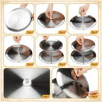 10 Pcs Elegant Silver Serving Tray Set Vintage Three Tiered Tray in Silver, alternate view 5