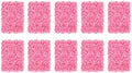 10 PCS Flower Wall Panel 24" x 16" Artificial Flowers Wall Decoration Decorative Hydrangea Flower Panels Walls
